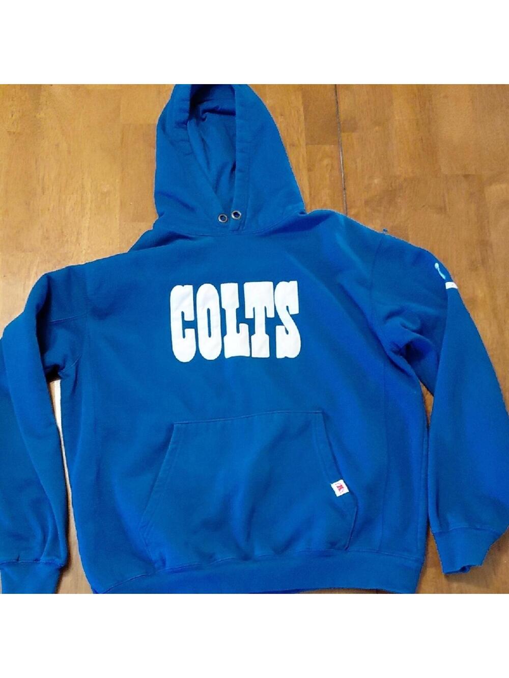 NFL Colts Blue Graphic Hoodie